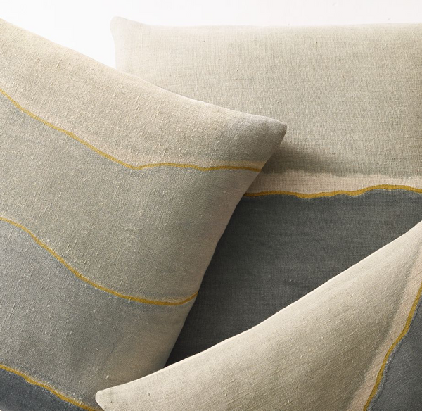 Watercolor Pillow Collection at Restoration Hardware